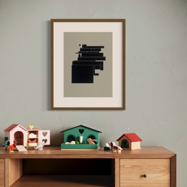 Print now - Riot later ● Off the grid I - Siebdruck