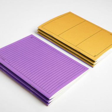 booq – yellow-purple notebook – Edition Julie Joliat