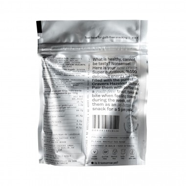 CRAVERS Kakao-Haselnuss-Kugeln 60g