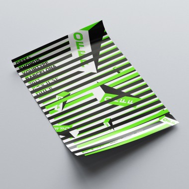 hinzkunst Plakat „OFFF“ DIN A1