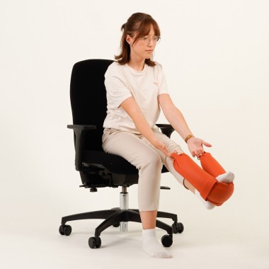 paddo Tropical Mango - Ergonomisches Positionierungskissen, Ergorolle für Deinen Schreibtisch