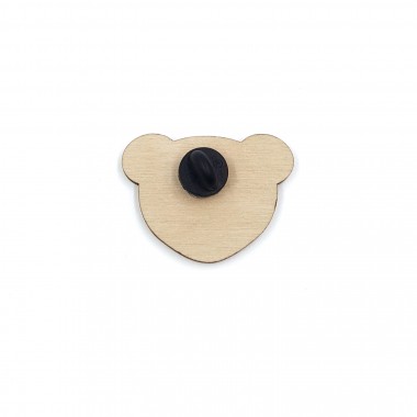 sonst noch was? Holz Pin "Typo-Koala"