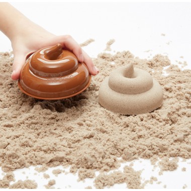 The Poop, kleines Häufchen Sandförmchen im 2er Set (Pink und Braun) - von Neue Freunde