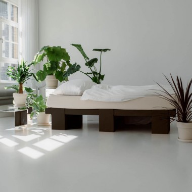 GRID Bett (schwarz) | ROOM IN A BOX