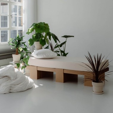 GRID Bett (natur) | ROOM IN A BOX