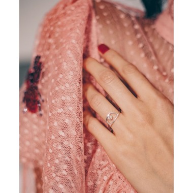 iloveblossom ICE DROP RING // gold