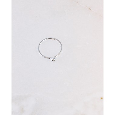 iloveblossom PEBBLE RING // silber