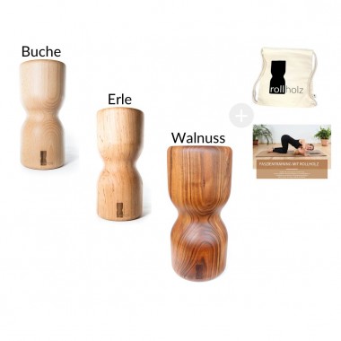 rollholz – Massagerolle aus Holz für Rücken, Nacken und Beine