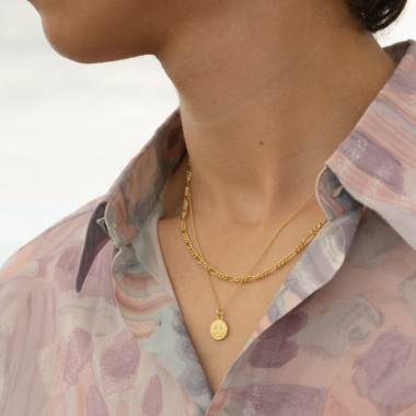 Smiley Necklace | Halskette aus Gold Vermeil | Paeoni Colors 