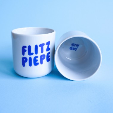 tinyday . Flitzpiepe Becher Kinderbecher . blau