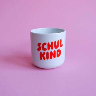 tinyday . Schulkind Becher Kinderbecher Tasse . rot