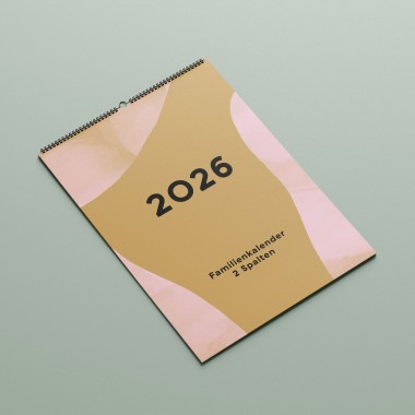 tinyday . Familienkalender 2026 A3 | 2 – 6 Spalten wählbar | Familienplaner Wandkalender | Recyclingpapier | Familien-Organizer