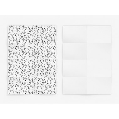 typealive / Geschenkpapier / Faces (gefaltet)