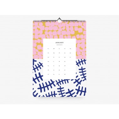 typealive / Wandkalender DIN A4 / Pattern