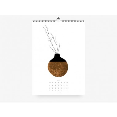 typealive / Wandkalender DIN A4 / Urban Vases 2020