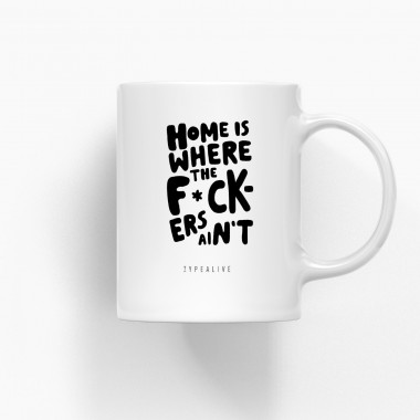 typealive / Tasse aus Keramik / Home Is Where