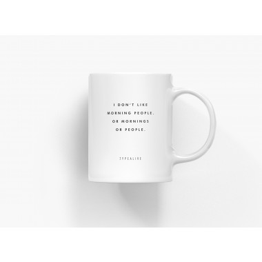 typealive / Tasse aus Keramik / Morning People