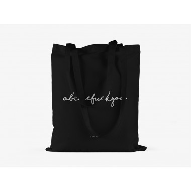 typealive / Baumwolltasche / Abcdefuckyou
