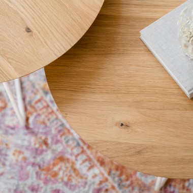 weld & co Beistelltisch Eiche 01 weiß