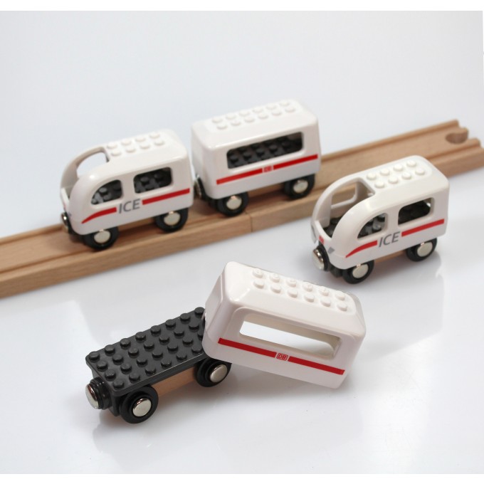NOPPI ICE Zug, kompatibel zu LEGO u. BRIO - von Neue Freunde