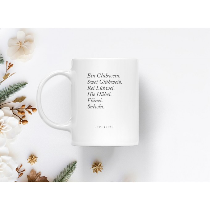 typealive / Tasse aus Keramik / Glühwein