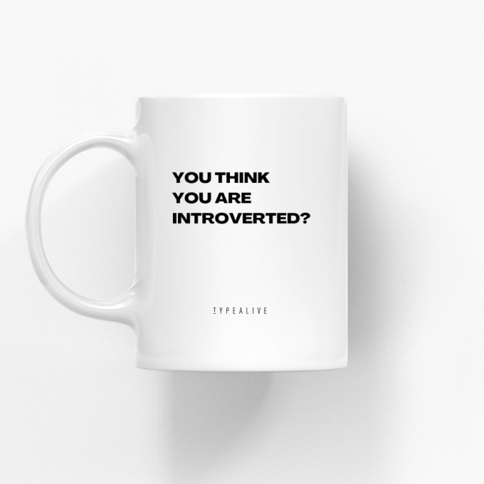 typealive / Tasse aus Keramik / Introverted