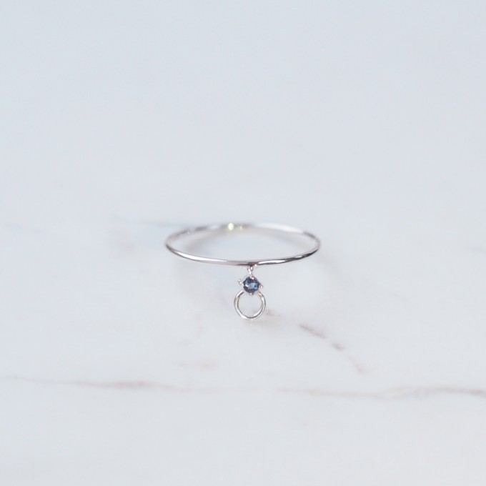 iloveblossom LET HER DANCE RING // IOLITH // silver