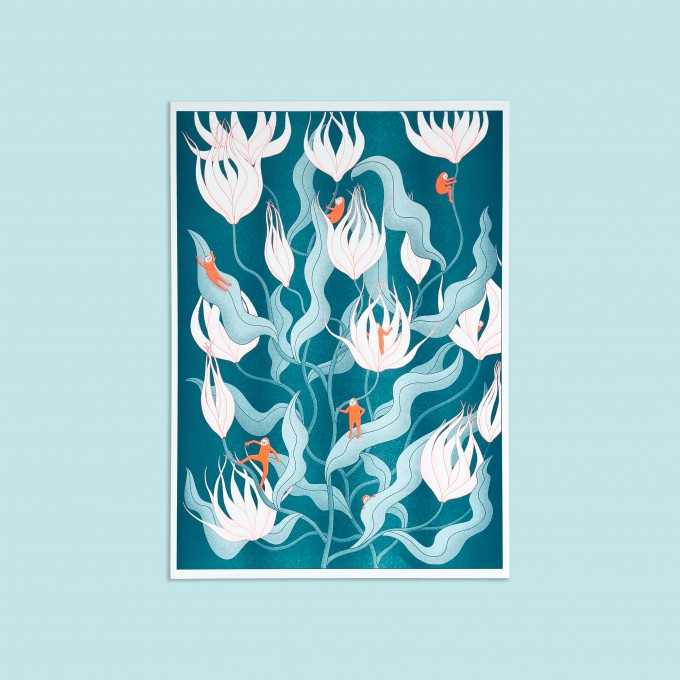 The Naughty District - Print »Floral Tales«, DINA3