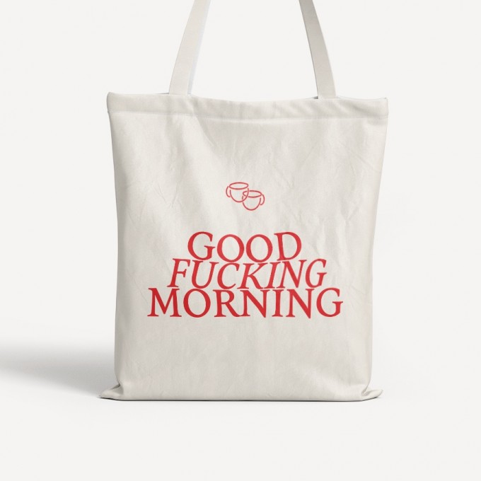 GOOD F*CKING MORNING Totebag - ALMOST A BRAND