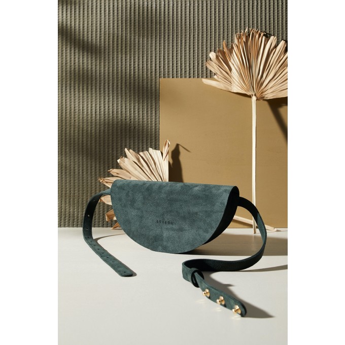 LELLOR Halfmoon Bag "Deep Hunter Green"