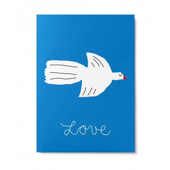 UNTER PINIEN – Lovebird – Postkarte