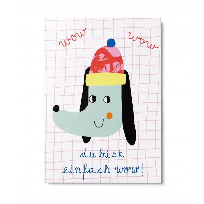UNTER PINIEN – du bist wow! – Postkarte