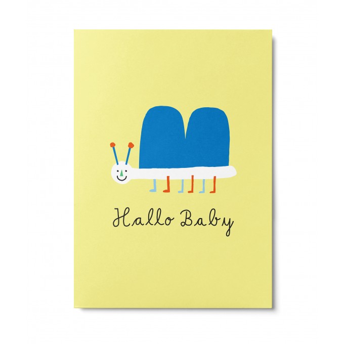 UNTER PINIEN – Willkommen Baby – Postkarte