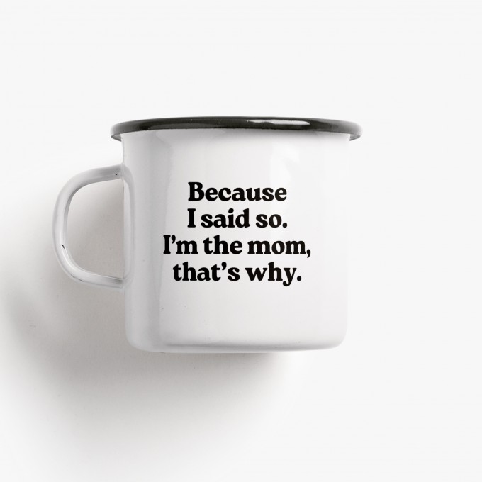 typealive / Emaillebecher Tasse / I'm The Mom