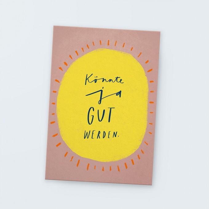 franzizo Postkarte »Gut werden«