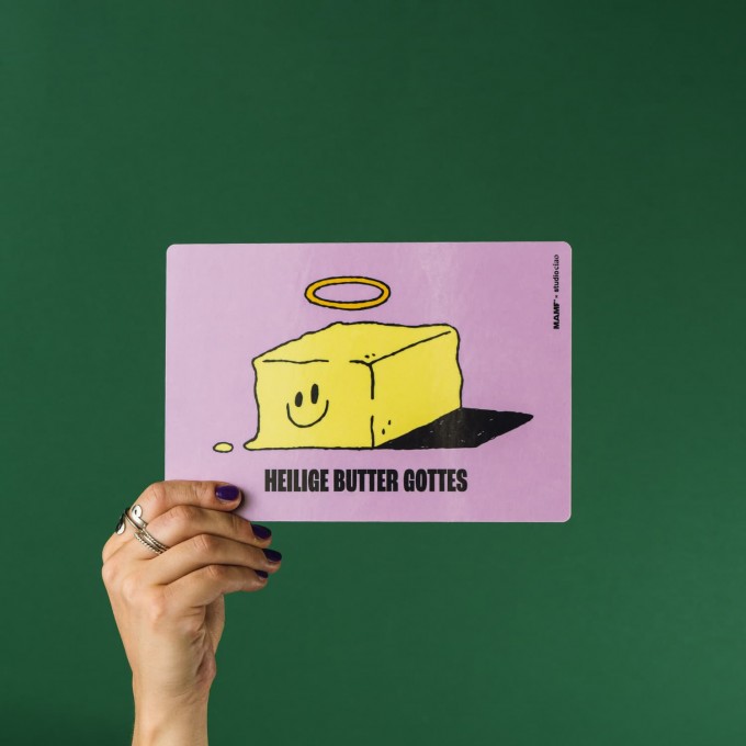 MAMF® "Heilige Butter Gottes" Frühstücksbrettchen by studio ciao